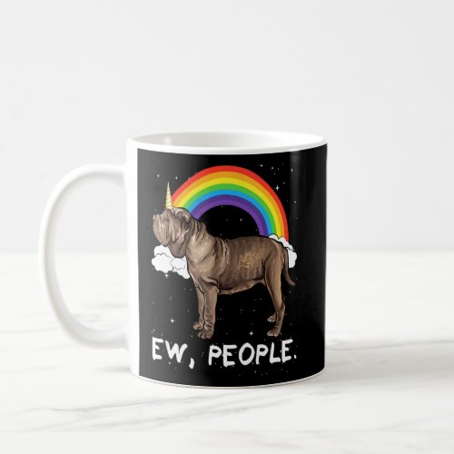 Rainbow Neapolitan Mastiff Ew People Unicorn Dog  Coffee Mug