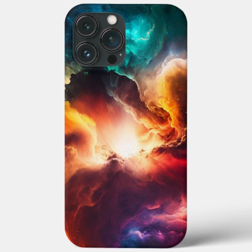 Rainbow Nebula iPhone Case