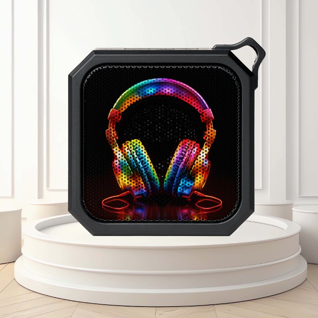 Rainbow Neon Headset Bluetooth Speaker (Creator Uploaded)