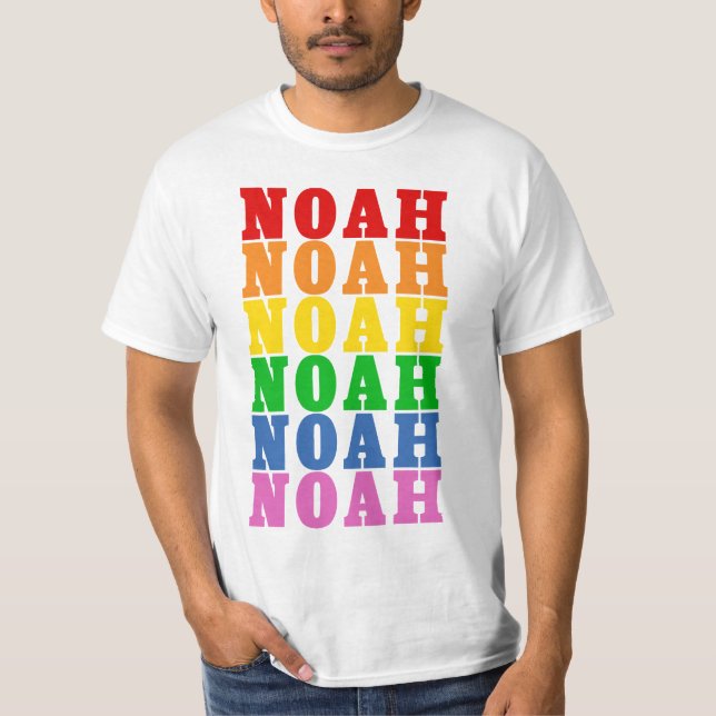 Rainbow Noah T-Shirt (Front)