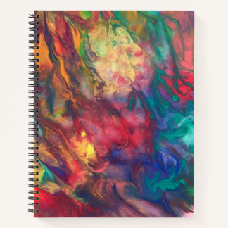 Rainbow Notebook Art Colorful Dream Journal Notes