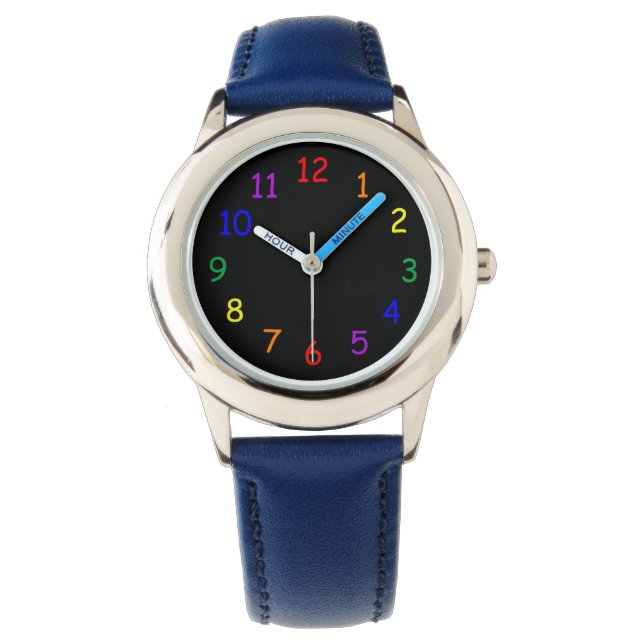 Rainbow Numbers Watch (Front)
