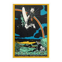 Rainbow Obstacle - Vibrant Acrylic Masterpiece