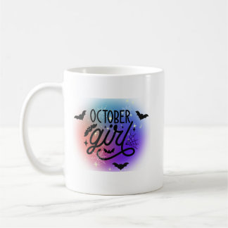 Rainbow October Girl Coffee Mug