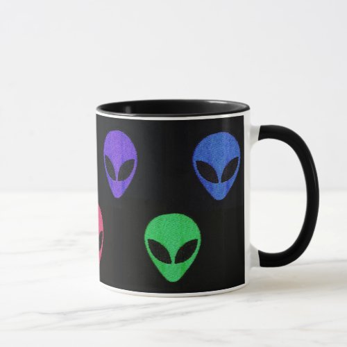 Rainbow of Aliens Mug Customize