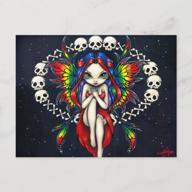 "Rainbow of Bones" Postcard (Front)