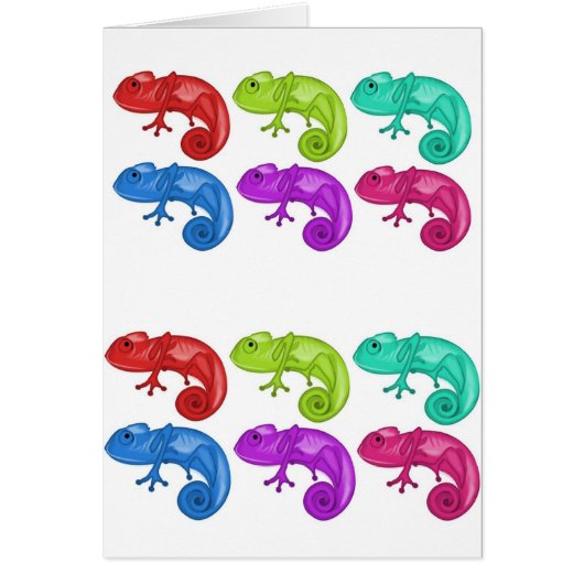 Rainbow of Chameleons Cards (Front)