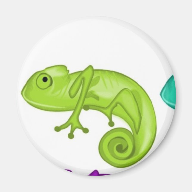 Rainbow of Chameleons Magnet (Front)