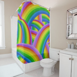Rainbow of Color Shower Curtain