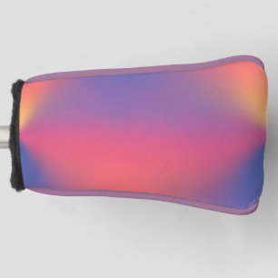 Rainbow of Colors Diamond Shapes Golf Head Cover
