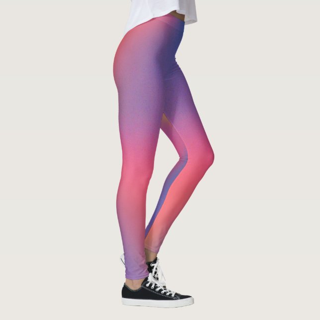 Rainbow of Colors Diamond Shapes Leggings (Right)