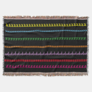 RAINBOW OF COLORS throw Blanket