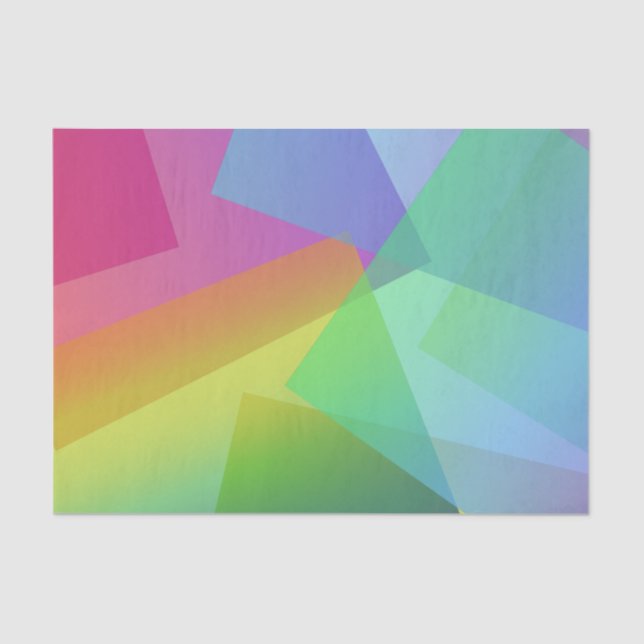 Rainbow of Colors Tissue Paper (Front)