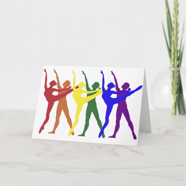 Rainbow of Dancers Card (Front)