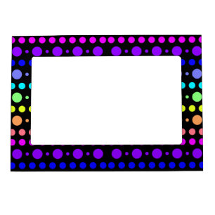 Rainbow of Dots picture frame