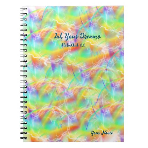 Rainbow of Faith Personalized Scripture Notebook 