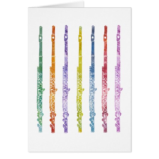 Rainbow of Flutes Cards (Front)