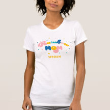 Rainbow of Fun Birthday Party Theme Mom's T-Shirt