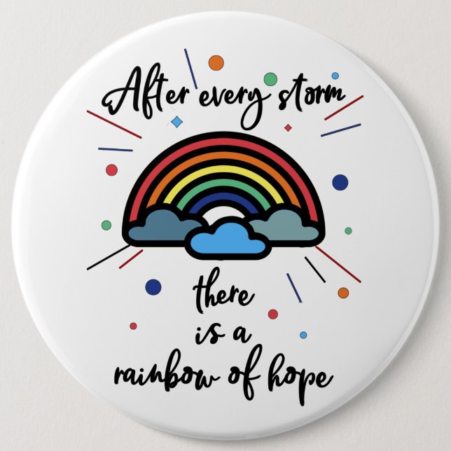 Rainbow Of Hope Button (Front)