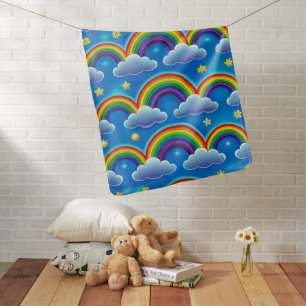 Rainbow of Hope - Cozy Baby Blanket