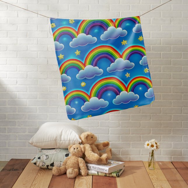 Rainbow of Hope - Cozy Baby Blanket (In Situ)