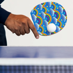Rainbow of Hope - Cozy Baby Blanket Ping Pong Paddle