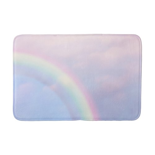 Rainbow of hope _ pastel  bath mat