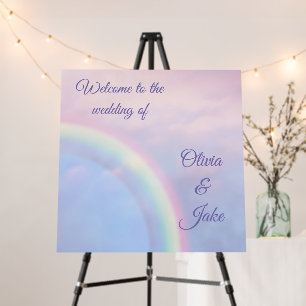 Rainbow of hope - pastel, foam board