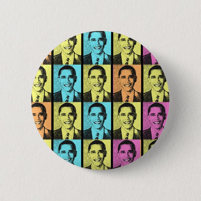 RAINBOW OF HOPE WITH OBAMA BUTTON (Front)