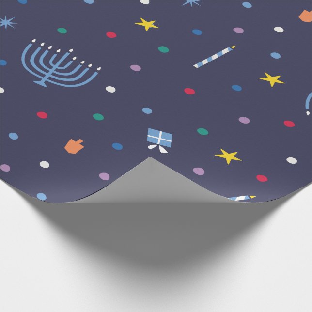Rainbow of Lights by Primary.com Wrapping Paper (Corner)