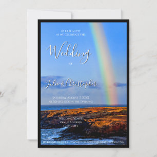 Rainbow of Love & Happiness, Wedding Invitation