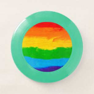Rainbow Oil Paint Pride Frisbee – LGBT Gay Lesbian