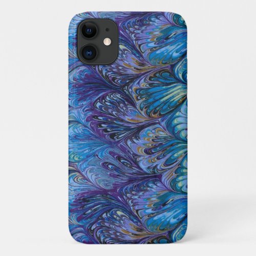 Rainbow Oil Slick colorful cool abstract paint art iPhone 11 Case