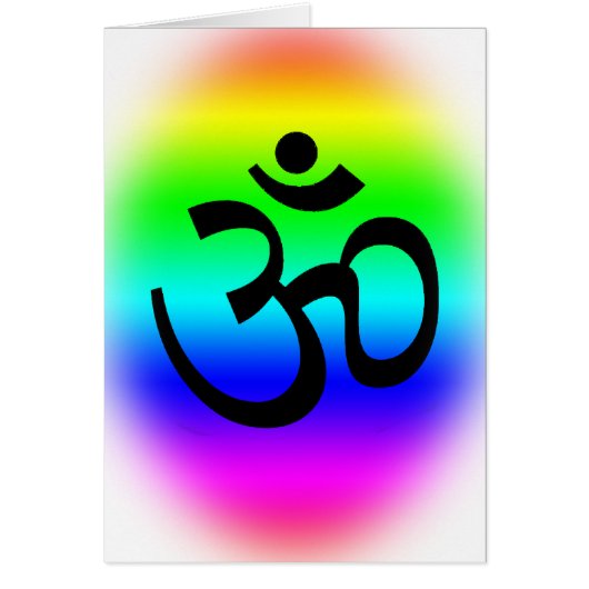 Rainbow Om Cards (Front)
