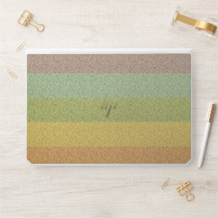 Rainbow Ombre Faux Glitter HP Laptop Skin