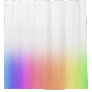Gradient Rainbow Shower Curtains Zazzle