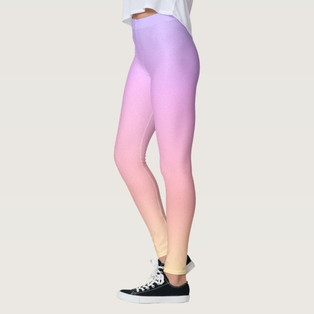 Rainbow Ombre Leggings (Left)
