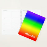 Rainbow Ombre Planner<br><div class="desc">Rainbow ombre day planner</div>
