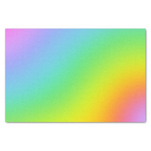 Rainbow Ombre Tissue Wrapping Paper