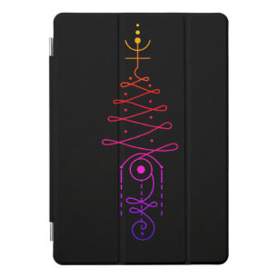 Rainbow Ombre Unalome iPad Pro Cover