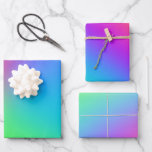 Rainbow Ombres Birthday Party Wrapping Paper Sheets