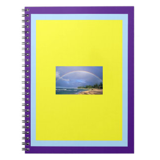 Rainbow on a Spiral Photo Album Notebook