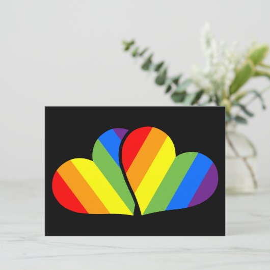 Rainbow on Black (Standing Front)