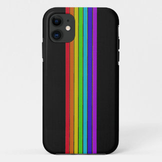 Rainbow on Black iPhone 5 Case