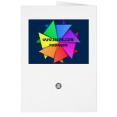 rainbow origami cards (Back)