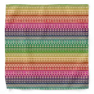 Rainbow, ornament , boho bandana