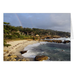 Rainbow over Carmel card