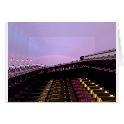 rainbow over concert section 126 lev cards (Front Horizontal)