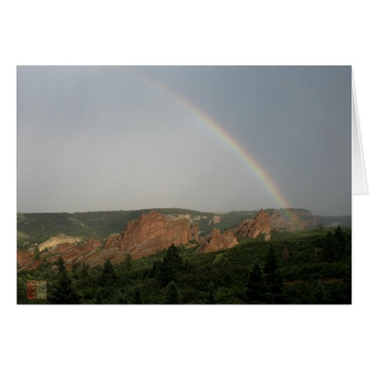 Rainbow over Hogbacks Cards (Front Horizontal)