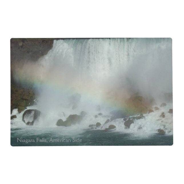 Rainbow over Niagara Falls, American Side Placemat (Front)
